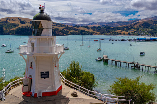 Akaroa Lighthouse on the south island new zealand