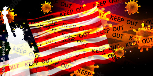 アメリカ　コロナ　ウイルス　背景
