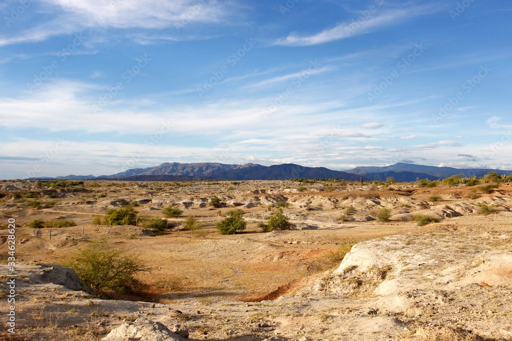 La Tatacoa desert in Colombia