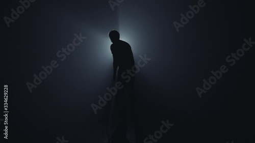 Tennis player silhouette