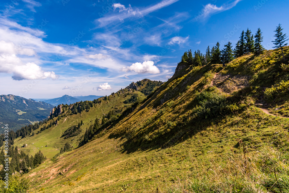 Obraz premium Fantastic hike at Balderschwang