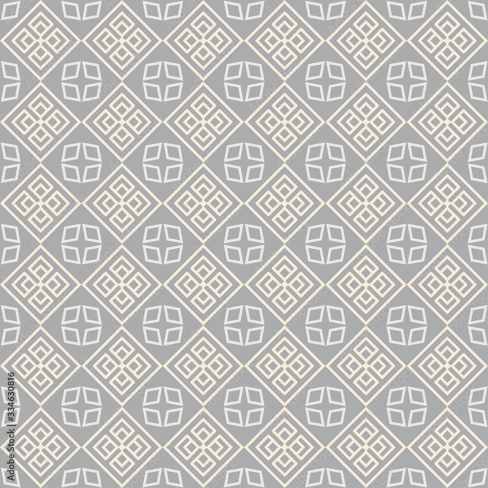 Tile decorative background geometric vector pattern. Wallpaper, Textile design texture.