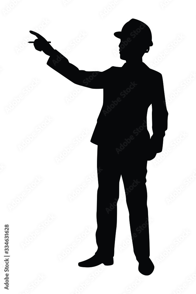 Engineer silhouette Engineer silhouette