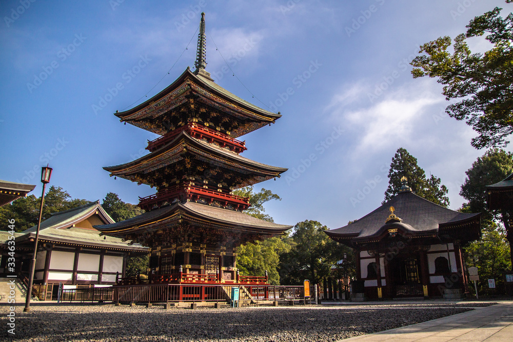 Great Japanese temple, Naita, Japan Great Japanese temple, Naita, Japan