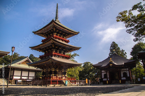 Great Japanese temple, Naita, Japan
