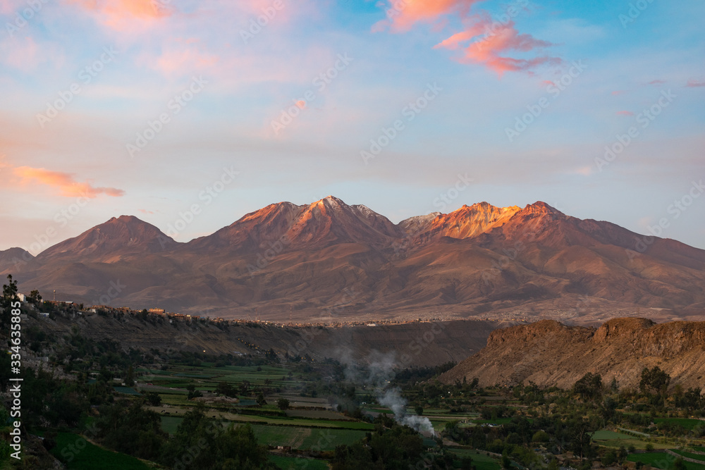 mountains and valley mountains and valley