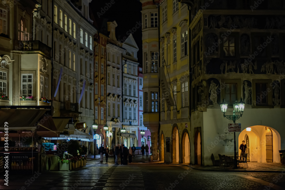 Fototapeta premium Architecture, street photography around praga