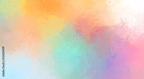 Brushed Painted Abstract Background. Brush stroked painting. Strokes of paint. 2D Illustration.