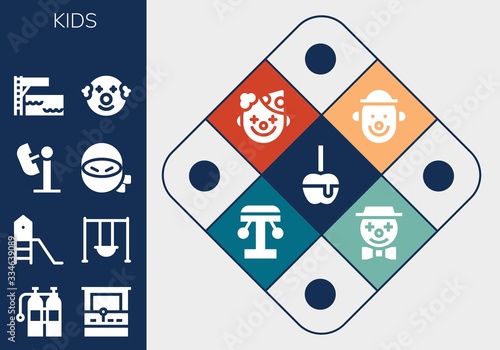 kids icon set