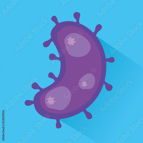 particle of coronavirus 2019 ncov icon vector illustration design