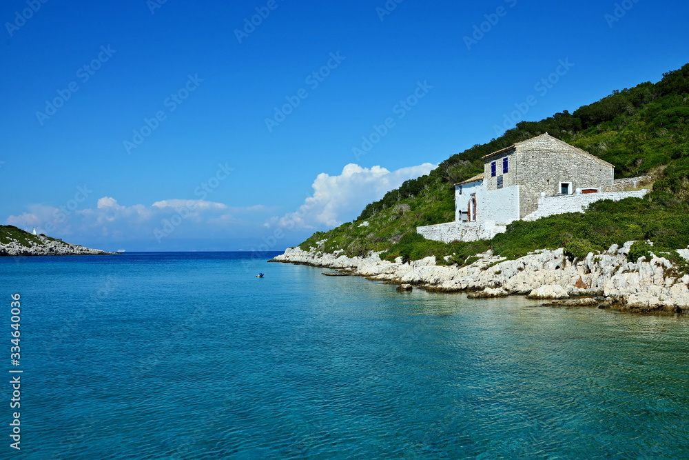 Greece,island Paxos-Church in Kaltonissi island
