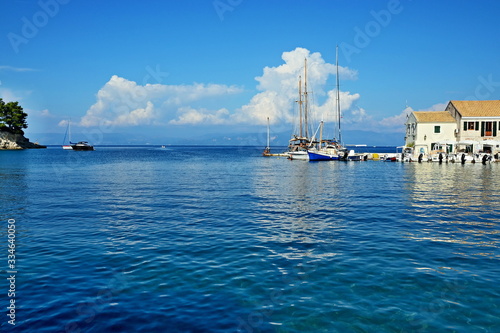 Greece,island Antipaxos-view from the Vrika beach photo