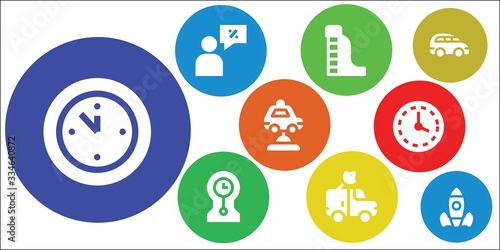 speed icon set
