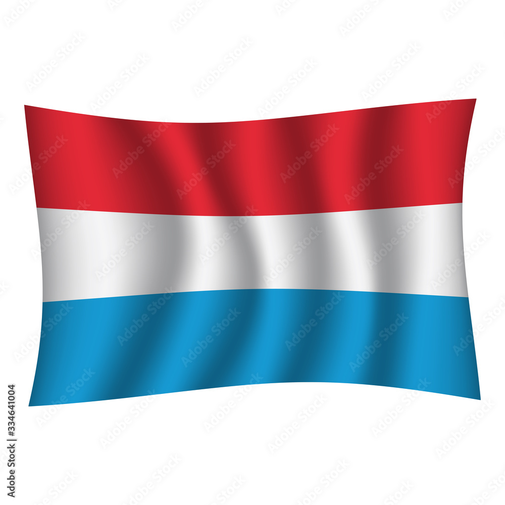 Luxembourg flag background with cloth texture. Luxembourg Flag vector illustration eps10. - Vector Luxembourg flag background with cloth texture. Luxembourg Flag vector illustration eps10. - Vector