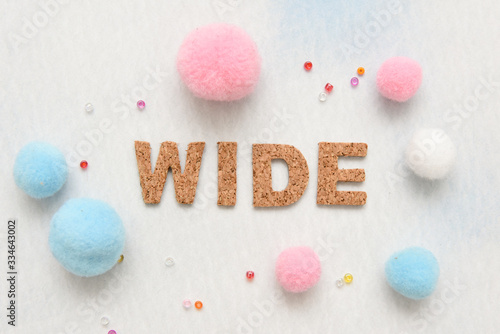 wide　アルファベット　テキスト　文字　英字　単語　スタンプ　素材　alphabet letter word text stamp
