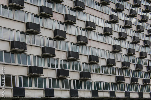 Facade d'immeuble, balcons