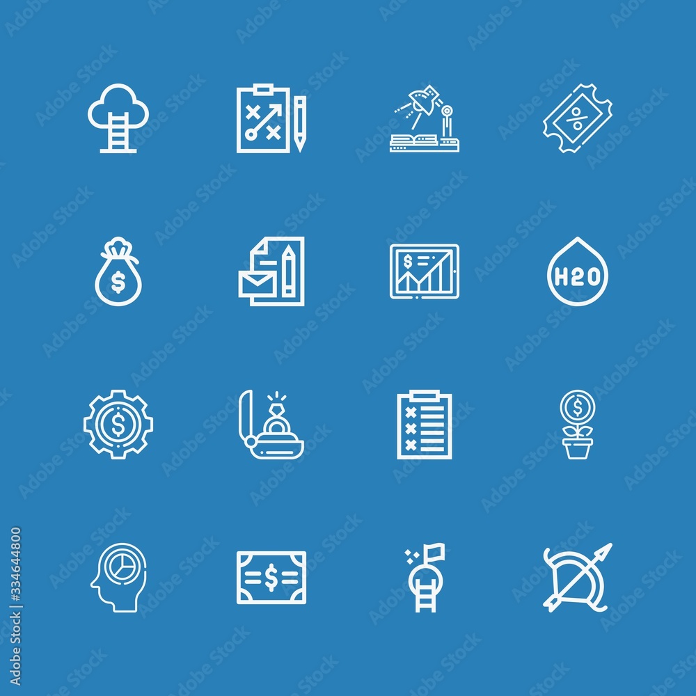 Editable 16 marketing icons for web and mobile Editable 16 marketing icons for web and mobile