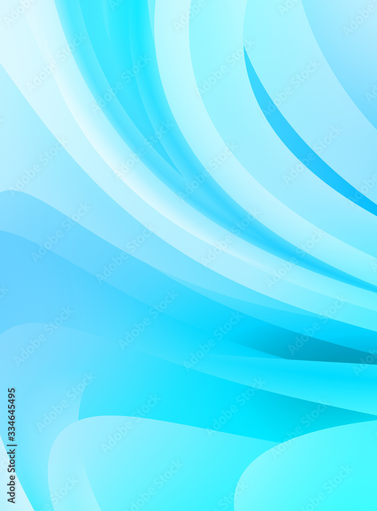 Fototapeta premium Abstract background with colorful gradient. Vibrant graphic wallpaper with stripes design. Fluid 2D illustration of modern movement.