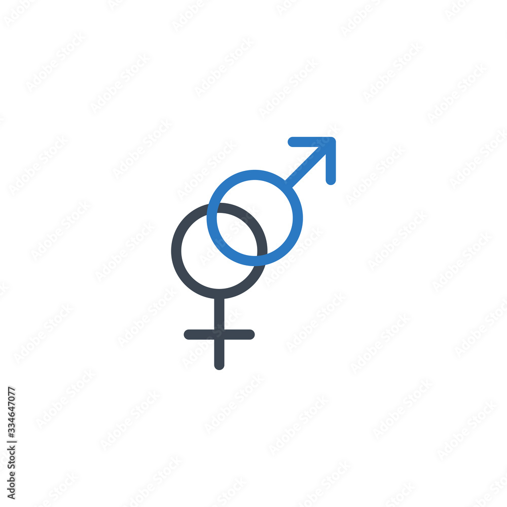 Gender Symbol related vector glyph icon. Isolated on white background. Vector illustration. Gender Symbol related vector glyph icon. Isolated on white background. Vector illustration.