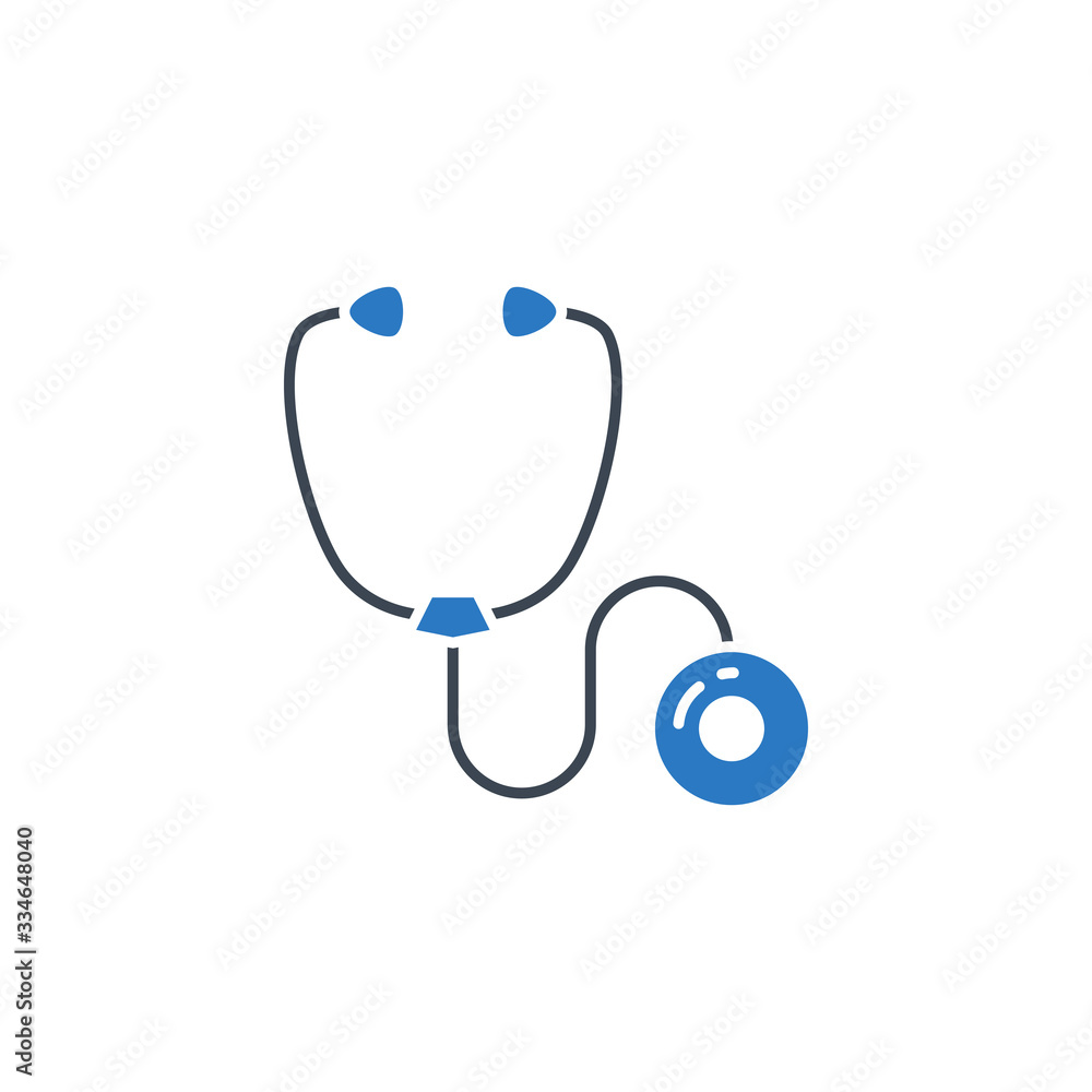 Stethoscope related vector glyph icon. Isolated on white background. Vector illustration. Stethoscope related vector glyph icon. Isolated on white background. Vector illustration.