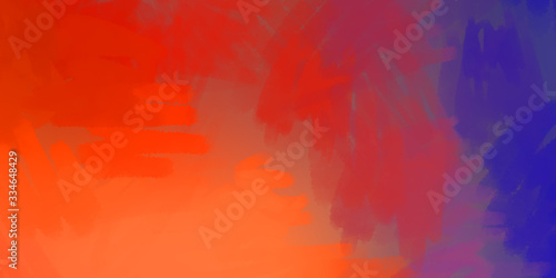 Brushed Painted Abstract Background. Brush stroked painting. Artistic vibrant and colorful wallpaper.