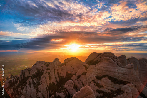 Mountain of Montserrat, Catalonia Spain.