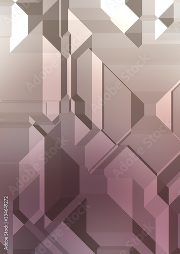 Fototapeta Naklejka Na Ścianę i Meble -  Polygonal background. Colorful wallpaper with geometric design. Digital 3d illustration.