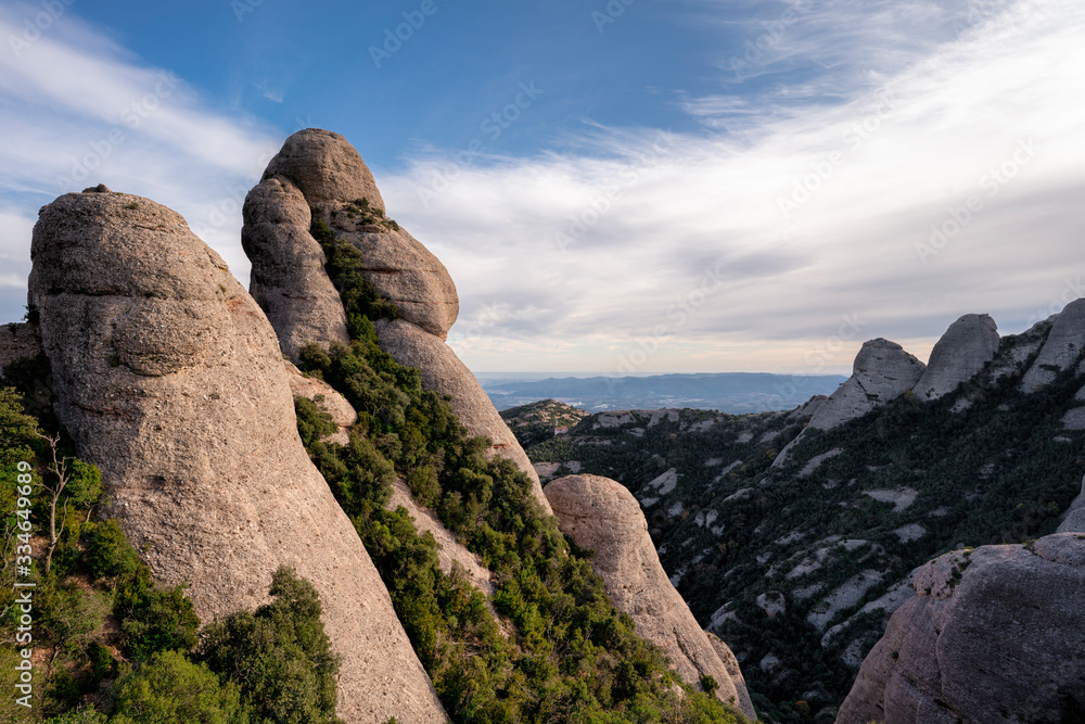 Fototapeta premium Mountain of Montserrat, Catalonia Spain.