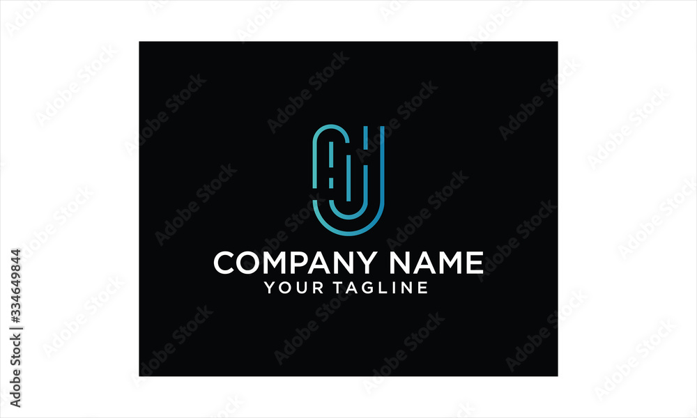 MODERN AND STYLISH LOGO WITH LETTER J TECHNOLOGY LOGO DESIGN CONCEPT