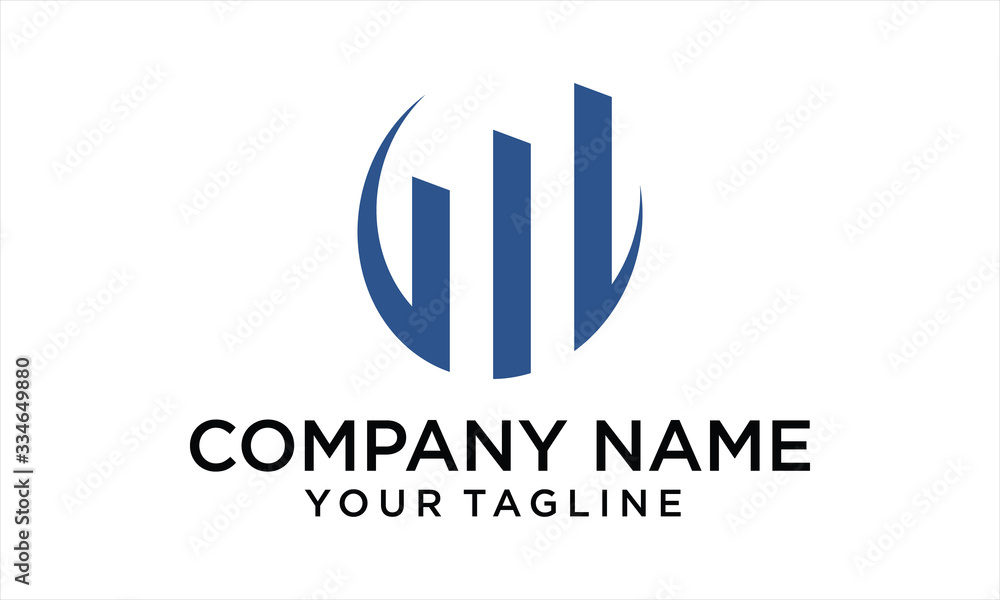 Fototapeta premium FINANCIAL INVESTMENT LOGO DESIGN CONCEPT