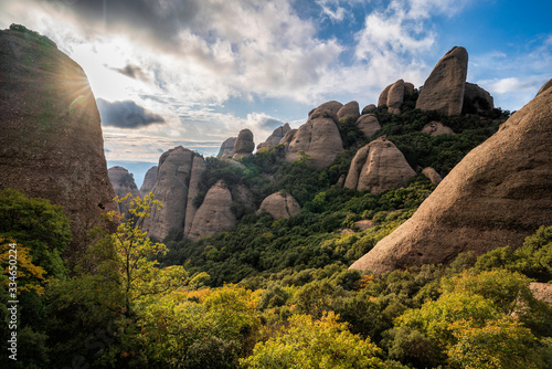 Mountain of Montserrat, Catalonia Spain.