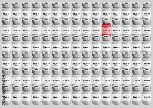 Background Image 3d Rendering Discovery Vaccine Covid 19
