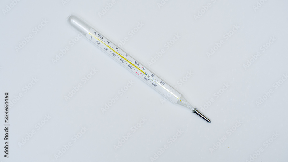 Thermometer on white background Thermometer on white background