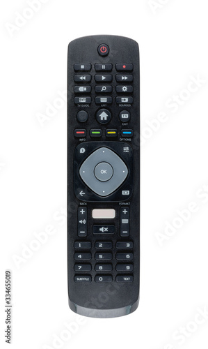 Obraz na płótnie remote control of TV on white background w salonie