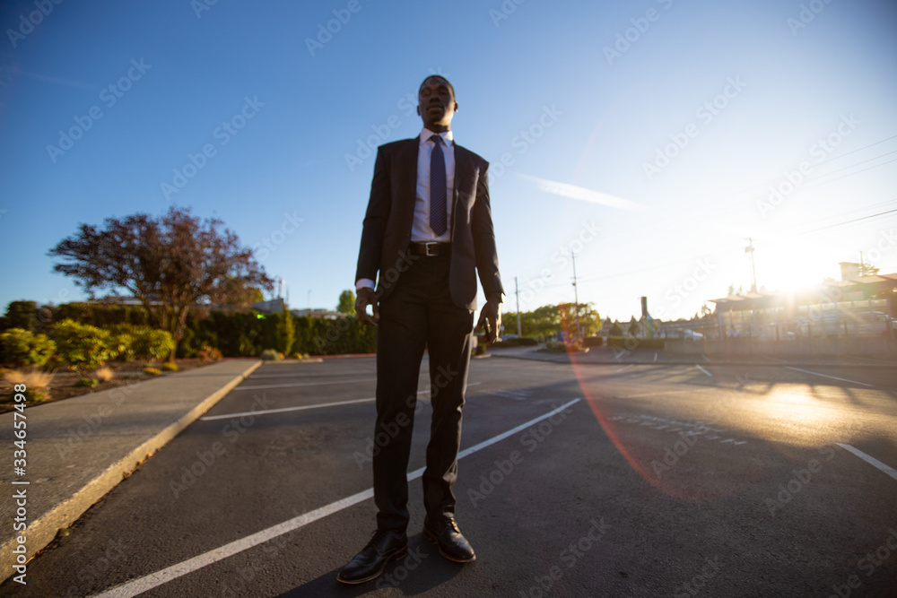 businessman walking on road businessman walking on road