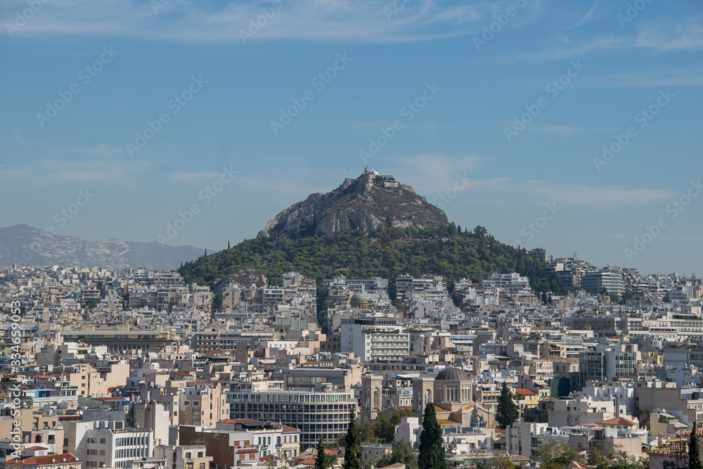 panoramic of Athens, from Acrópolis