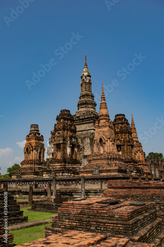 ancient temple in ayutthaya thailand