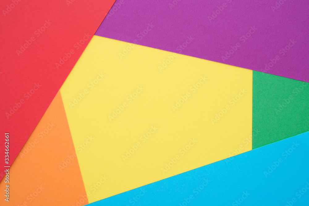 Color paper background like a LGBT pride flag with copy space. LGBT human rights and freedom concept. Empty background or backdrop for your creative design. Color paper background like a LGBT pride flag with copy space. LGBT human rights and freedom concept. Empty background or backdrop for your creative design.