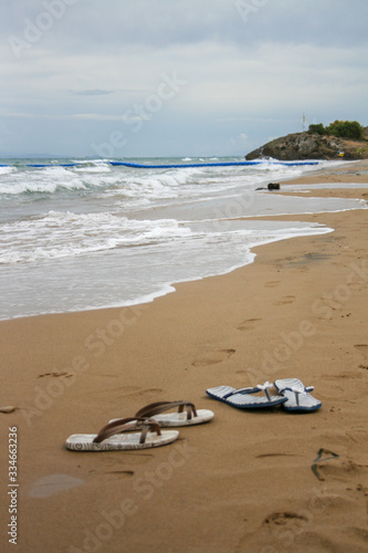 Beach in Greece on Zakynthos island