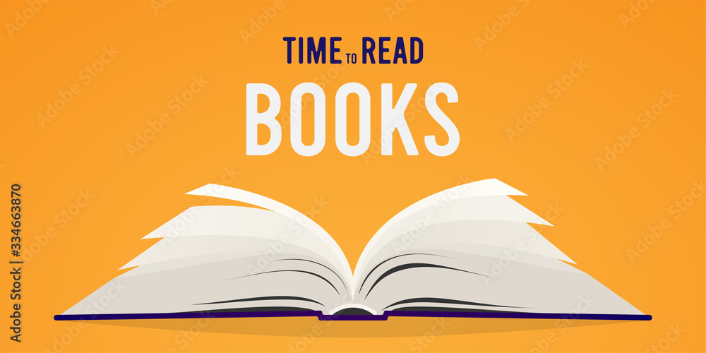 Covered opened book isolated. Vector illustration Covered opened book isolated. Vector illustration