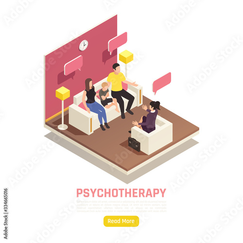 Family Psychotherapy Isometric 
