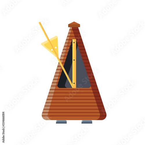 guitar metronome on white background