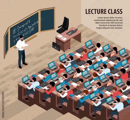 Lecture Computer Class Background