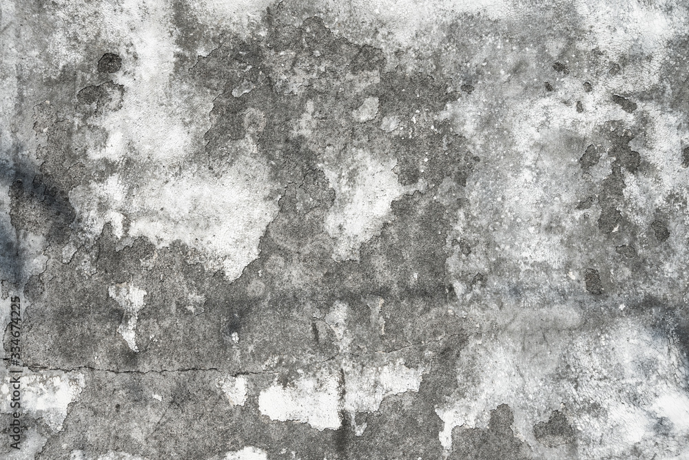 Outdoor antique old white concrete wall with crack texture background. Monochrome black and white tone for your creative design. Outdoor antique old white concrete wall with crack texture background. Monochrome black and white tone for your creative design.