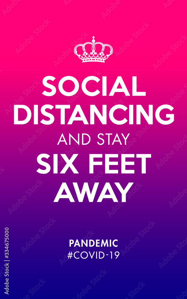 Social Distancing and Stay Six Feet Away Vectoral illustration Social Distancing and Stay Six Feet Away Vectoral illustration