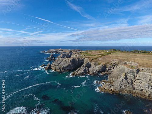 Pointe des Poulains, vue par drone