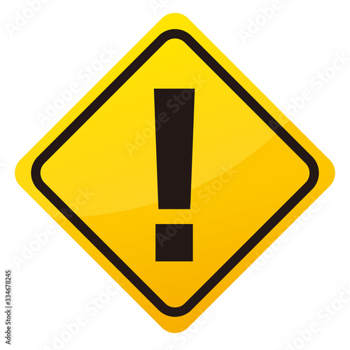 hazard sign icon vector triangle