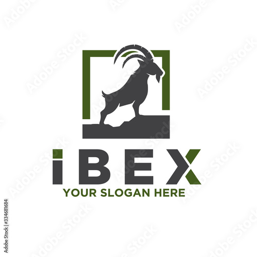 ibex and deer care solutions logo designs