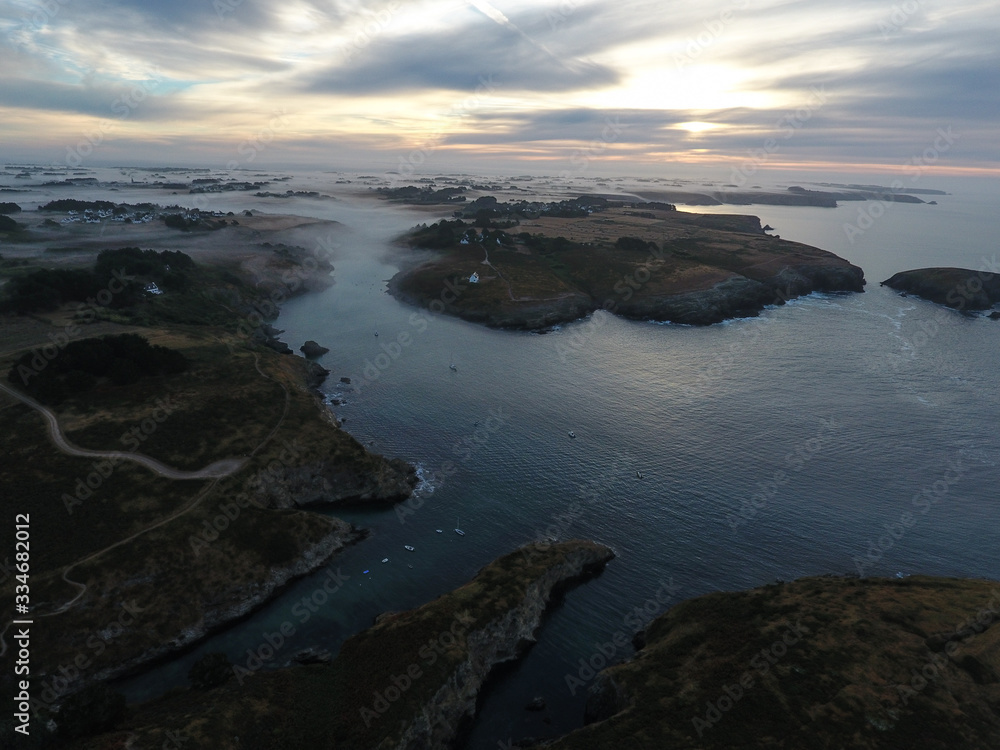 Pointe de Bangor, vue par drone