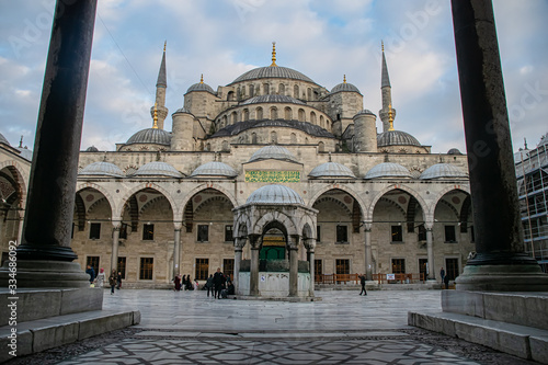 Photography blue mosque, istanbul